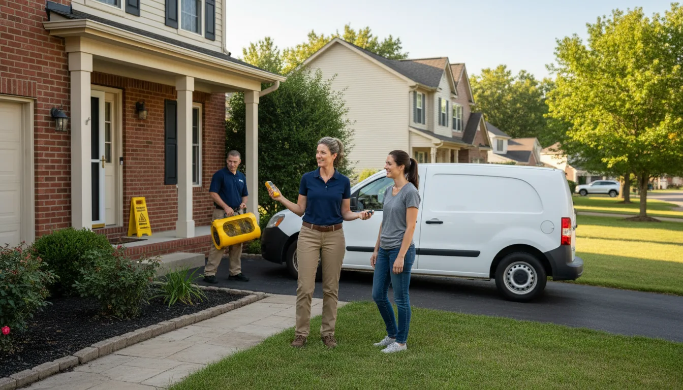 Residential water damage restoration in Poncha Springs, CO